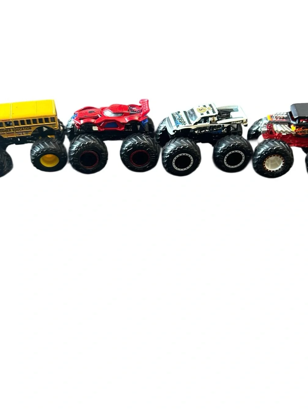 Hot Wheels Monster Truck Diecast Vehicle Lot Of 8 Set